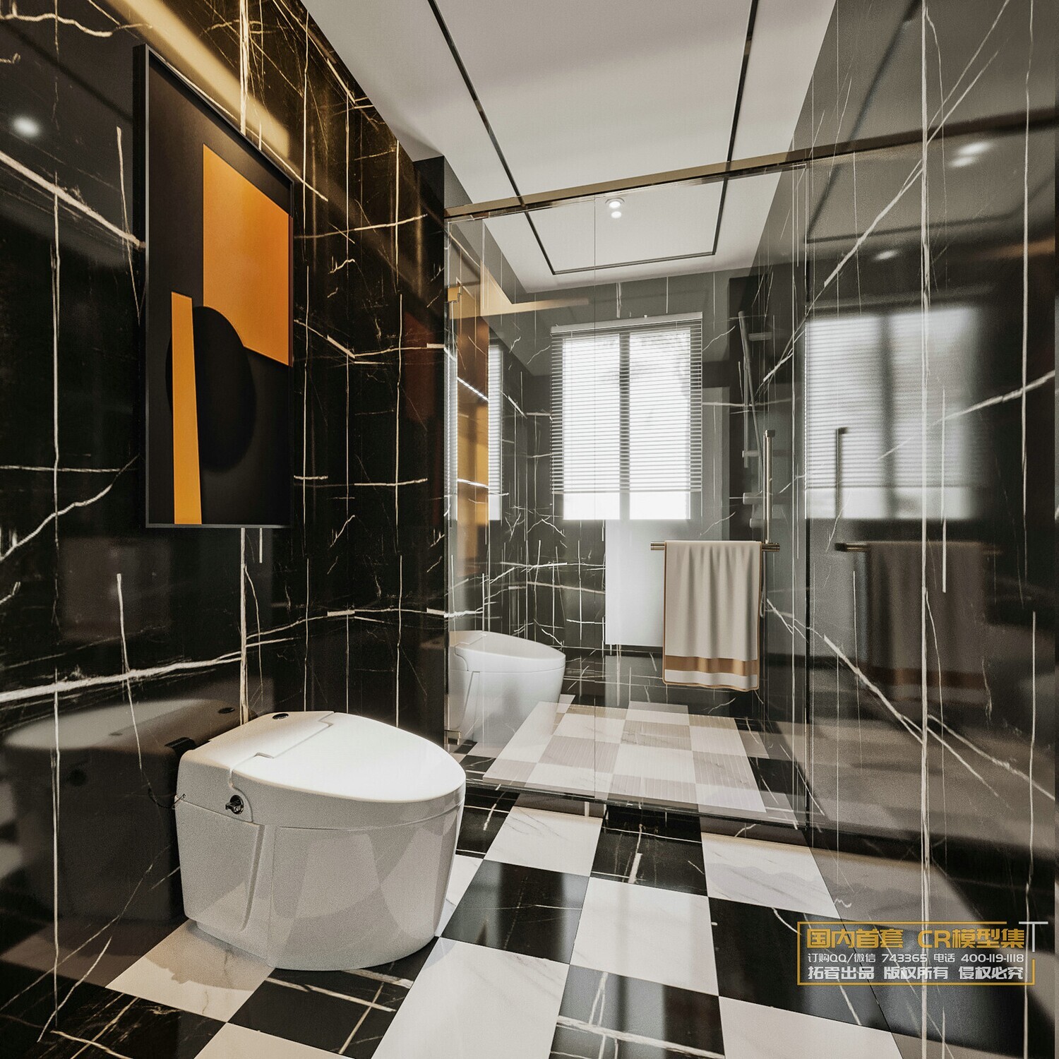 11 BATHROOM FULL SCENES 3D MODELS VOL .06 - CO.RO.NA