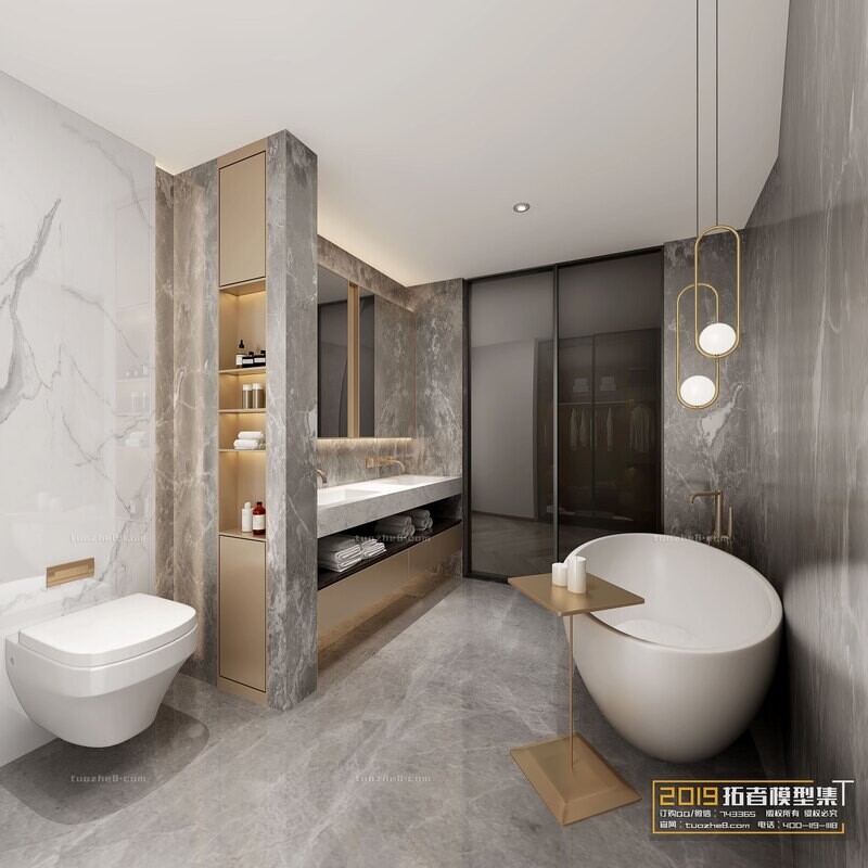 19 BATHROOM FULL SCENES  VOL.05 - VRAY