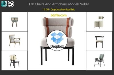 170 Chairs And Armchairs Models Vol.09 - Vray