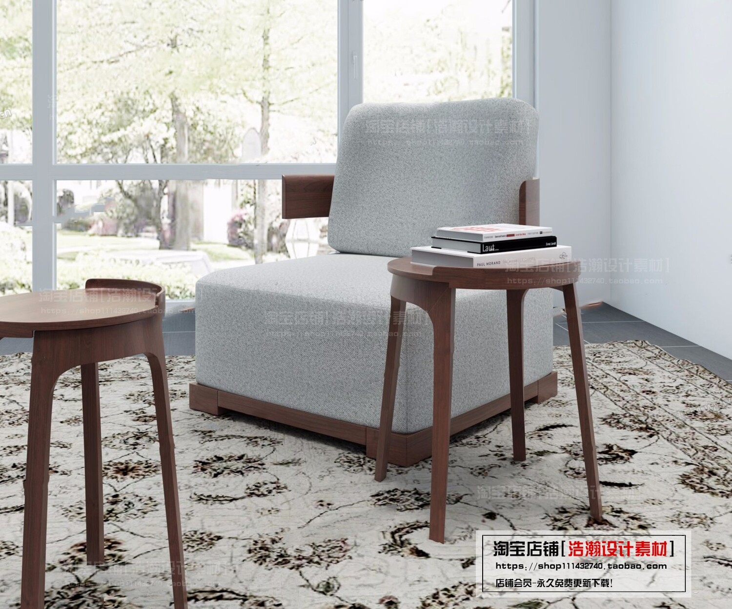 128 CHAIRS AND ARMCHAIRS 3D MODELS VOL.04 - VRAY