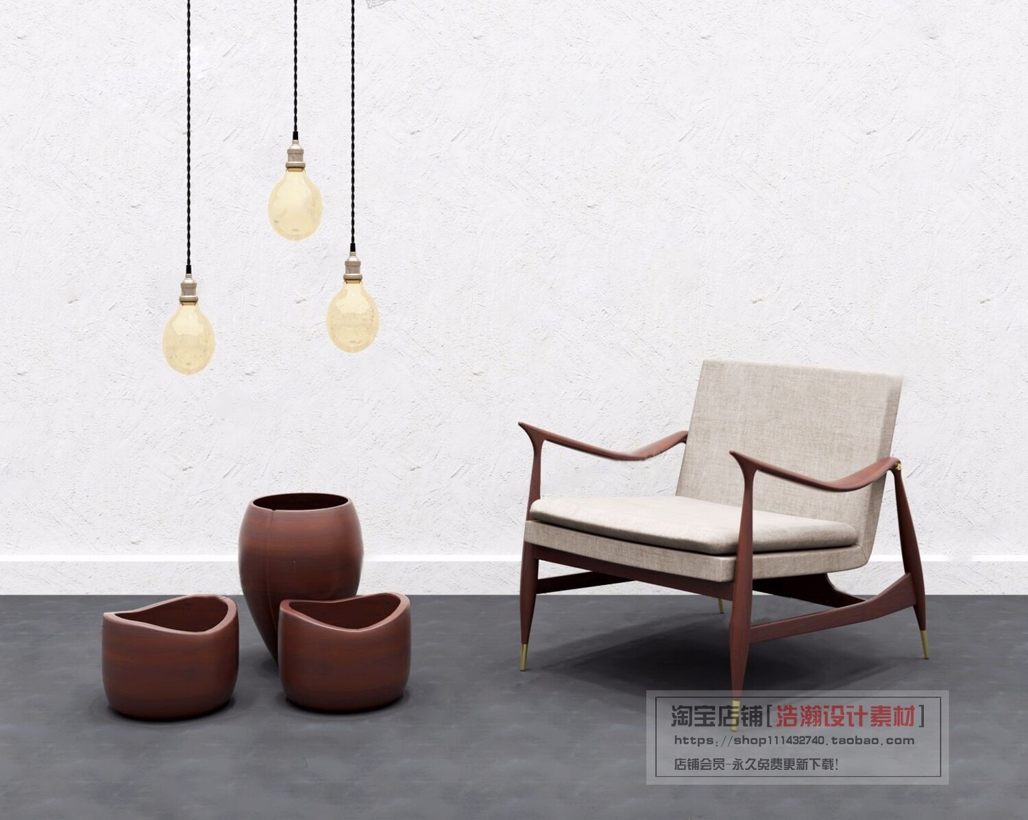 128 CHAIRS AND ARMCHAIRS 3D MODELS VOL.04 - VRAY