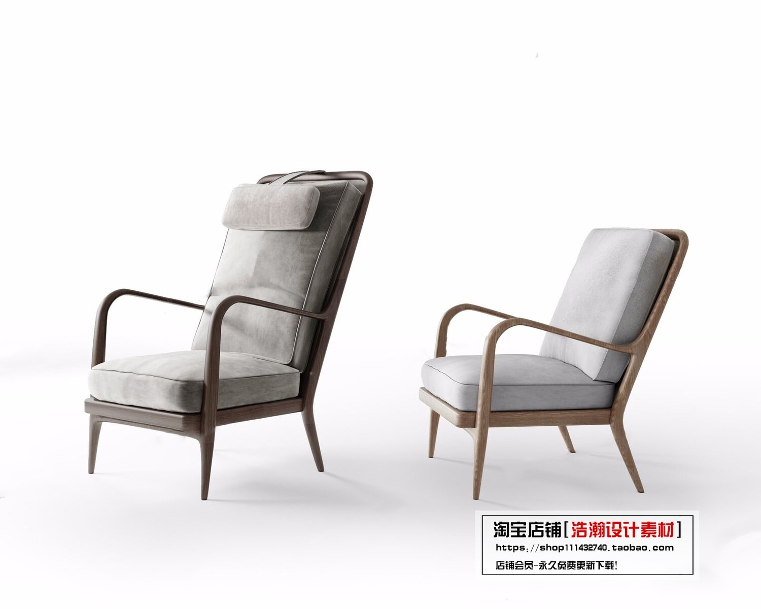 128 CHAIRS AND ARMCHAIRS 3D MODELS VOL.04 - VRAY