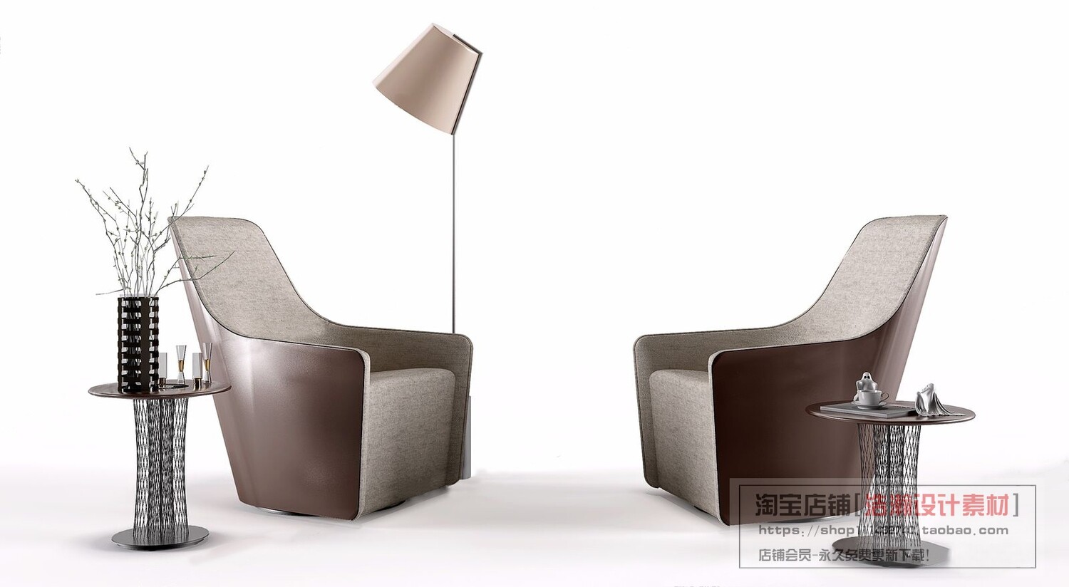 128 CHAIRS AND ARMCHAIRS 3D MODELS VOL.04 - VRAY