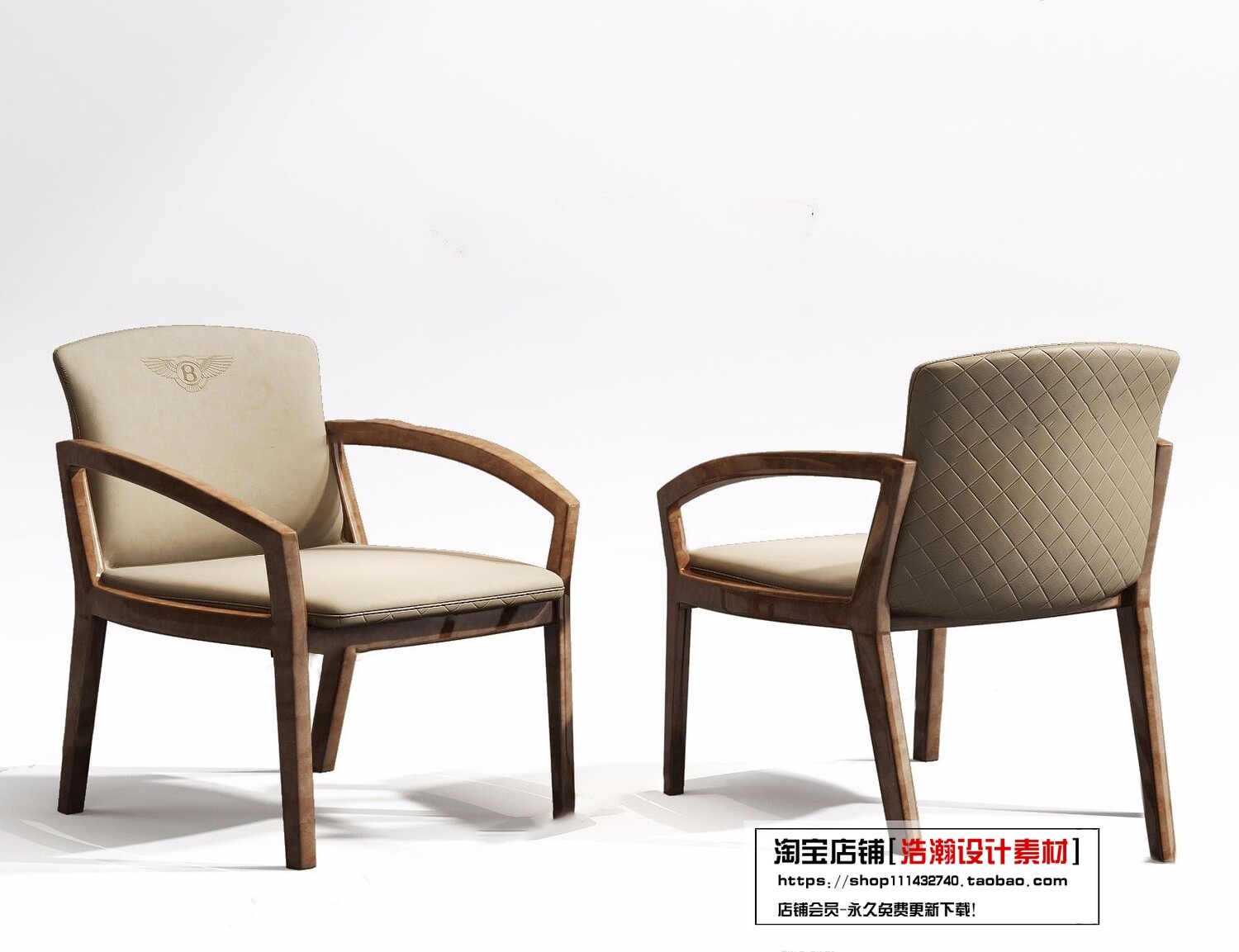 128 CHAIRS AND ARMCHAIRS 3D MODELS VOL.04 - VRAY