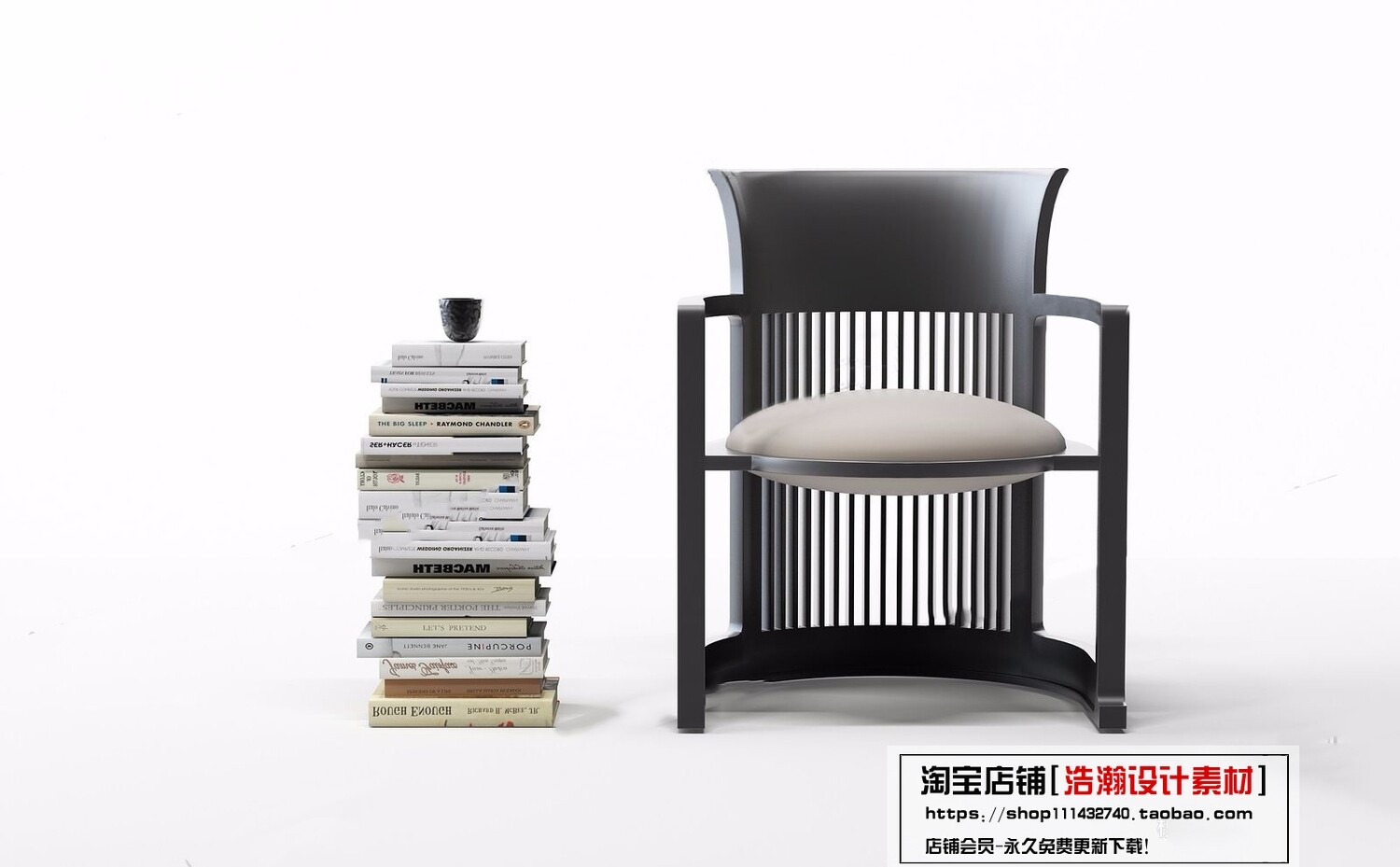 128 CHAIRS AND ARMCHAIRS 3D MODELS VOL.04 - VRAY