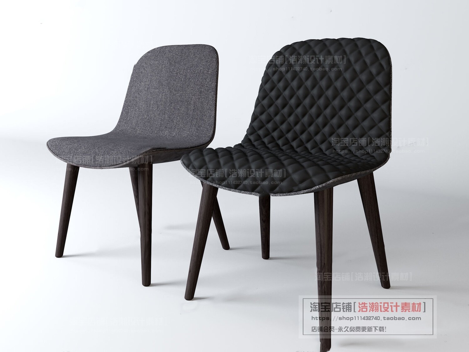 128 CHAIRS AND ARMCHAIRS 3D MODELS VOL.04 - VRAY
