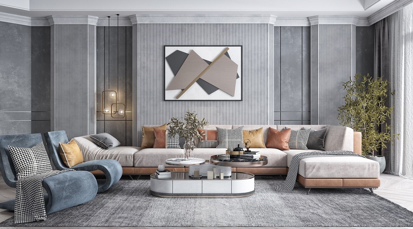 FREE LIVING ROOM 3D MODELS 38 - VRAY