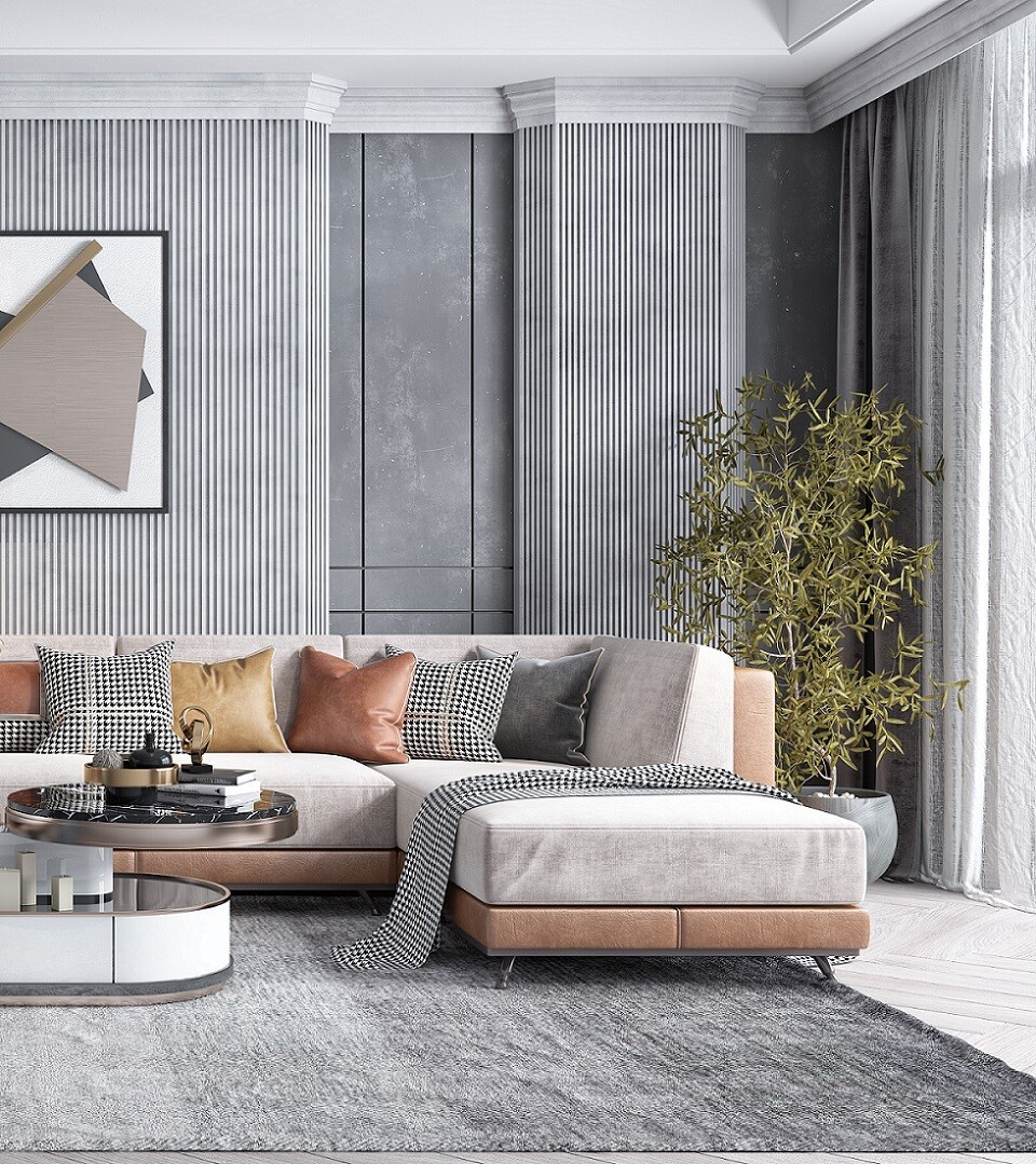 FREE LIVING ROOM 3D MODELS 38 - VRAY