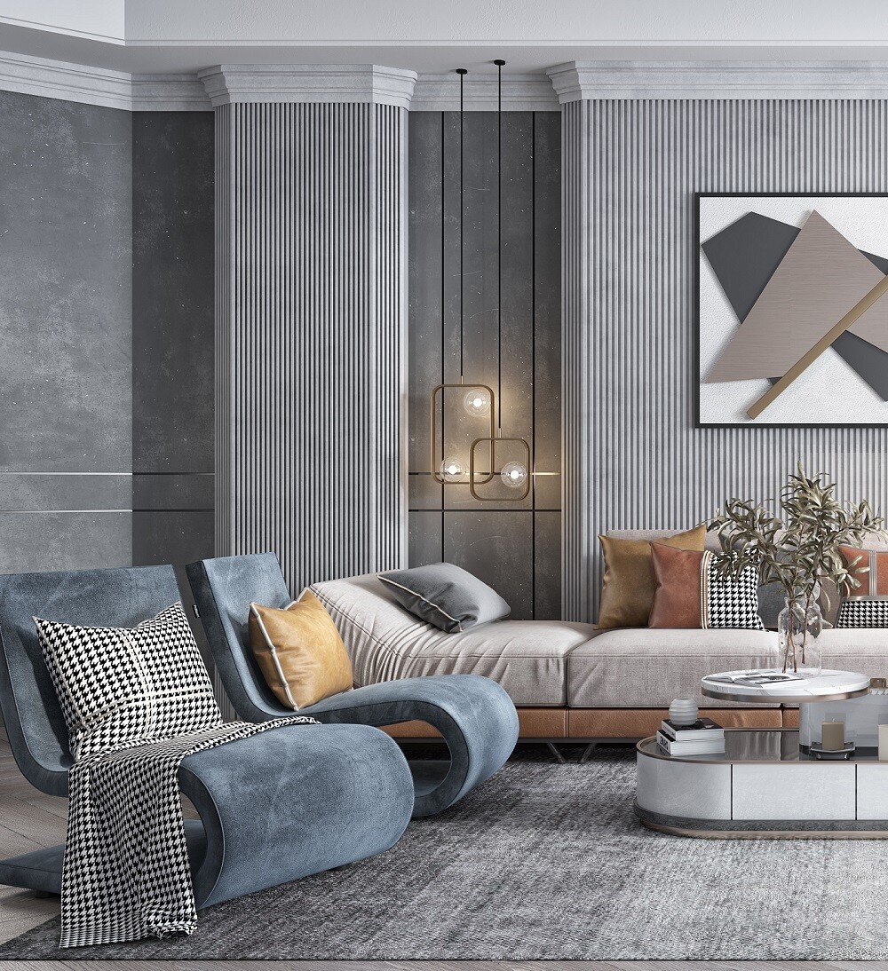 FREE LIVING ROOM 3D MODELS 38 - VRAY