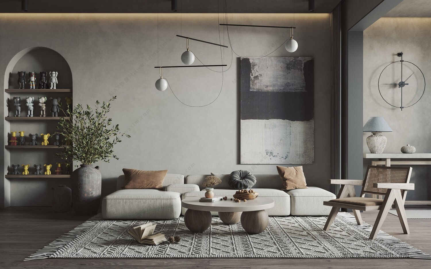 30 Living Room 3d Models Vol.22 - CO.RO.NA