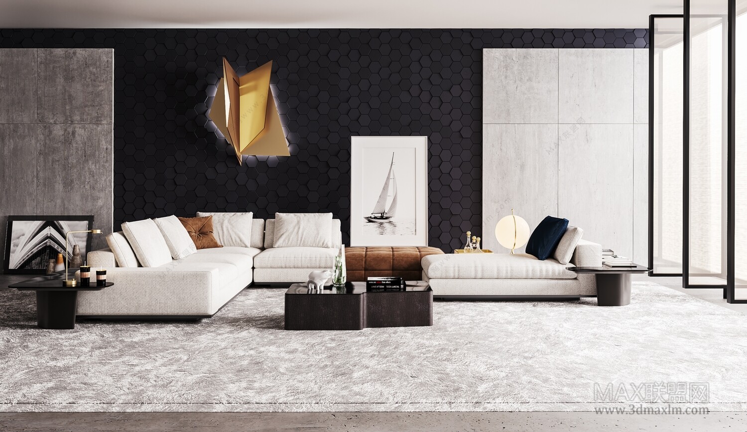 30 Living Room 3d Models Vol.22 - CO.RO.NA