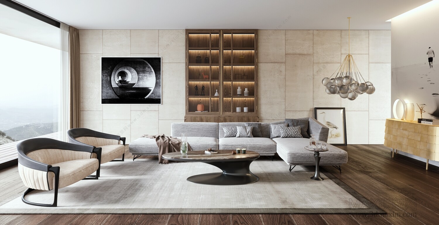 30 Living Room 3d Models Vol.22 - CO.RO.NA