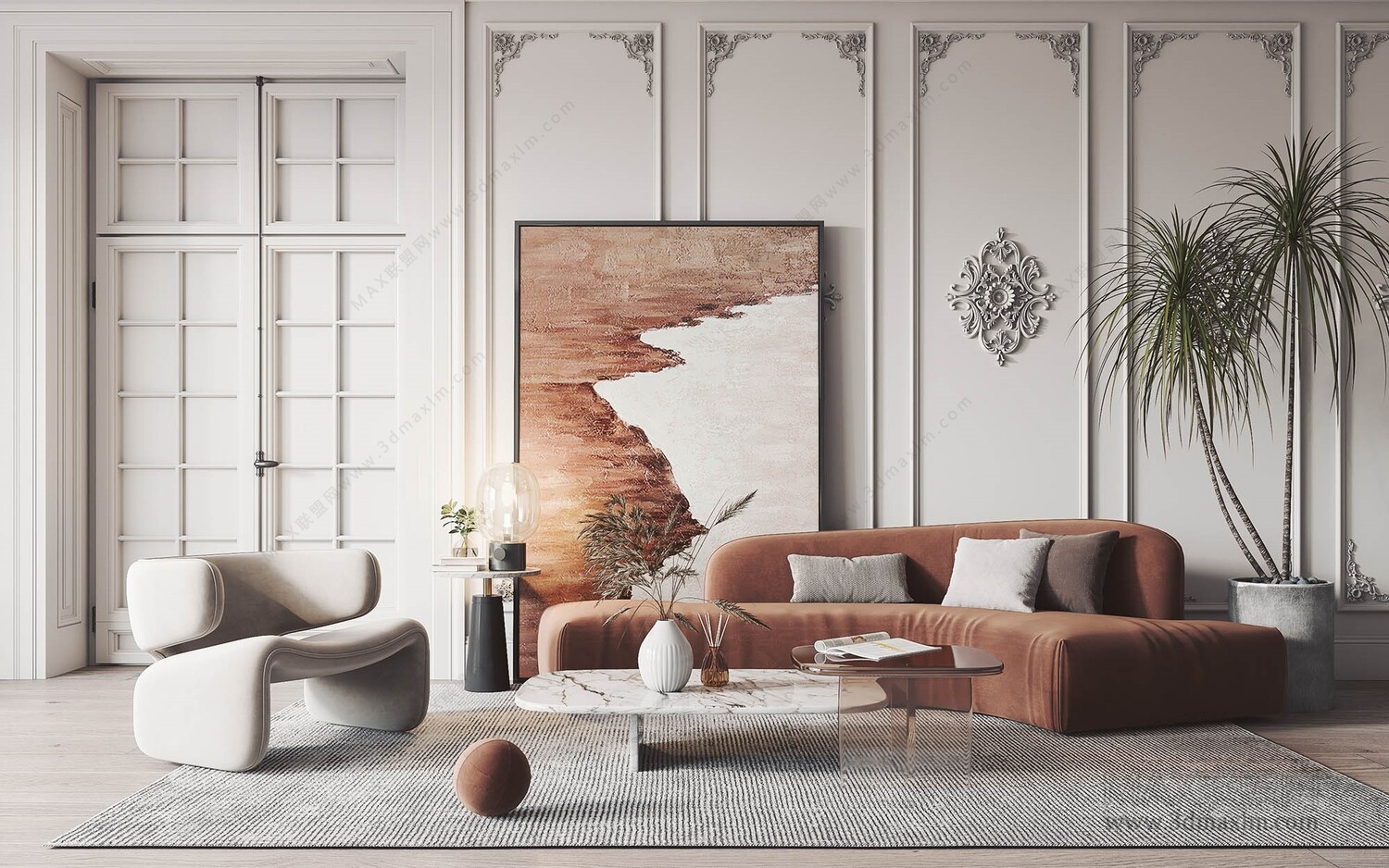 30 Living Room 3d Models Vol.22 - CO.RO.NA
