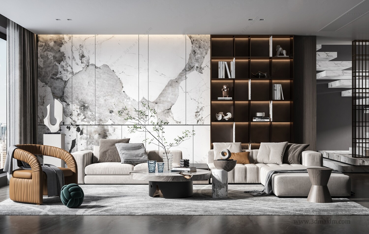 30 Living Room 3d Models Vol.22 - CO.RO.NA