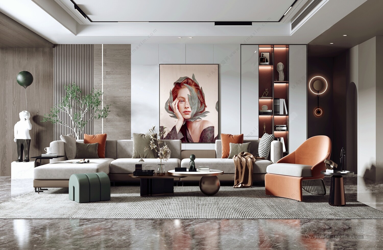 30 Living Room 3d Models Vol.22 - CO.RO.NA
