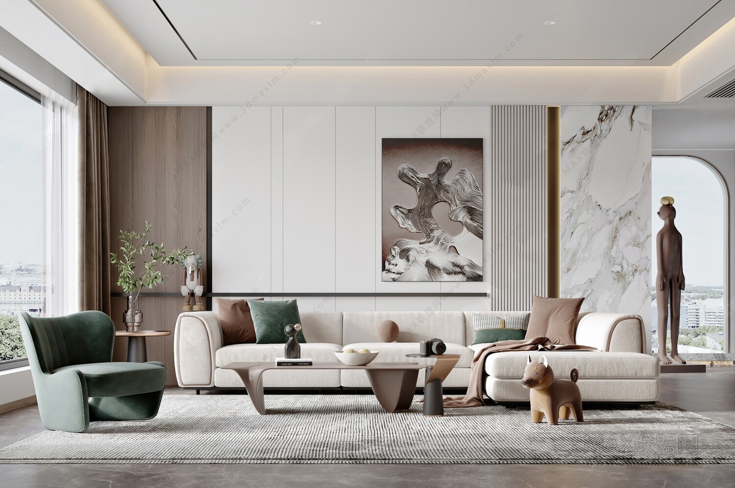 30 Living Room 3d Models Vol.22 - CO.RO.NA