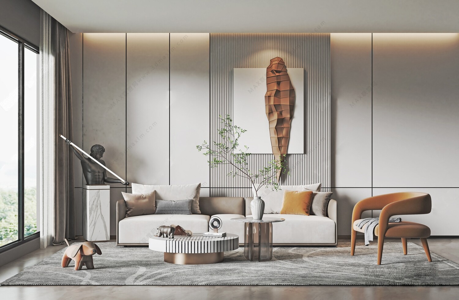 30 Living Room 3d Models Vol.22 - CO.RO.NA