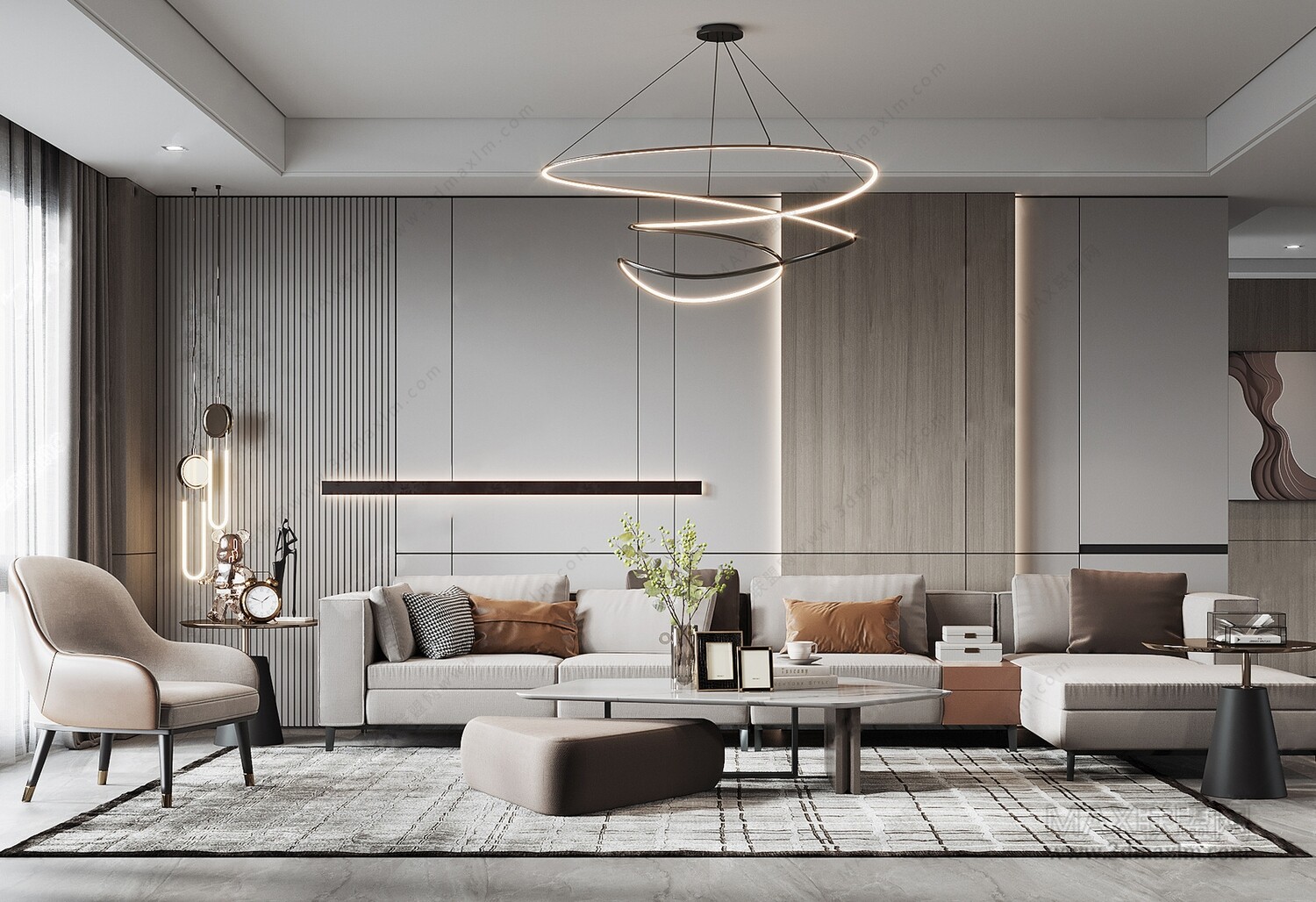 30 Living Room 3d Models Vol.22 - CO.RO.NA