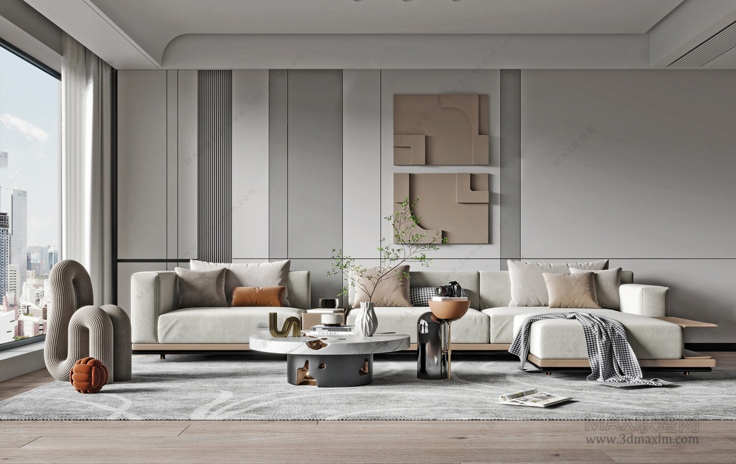 30 Living Room 3d Models Vol.22 - CO.RO.NA