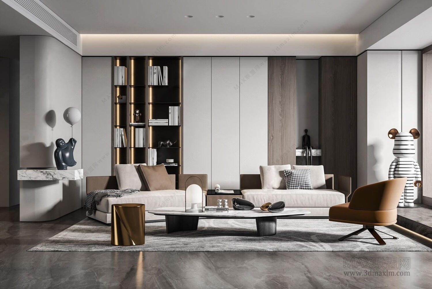30 Living Room 3d Models Vol.22 - CO.RO.NA