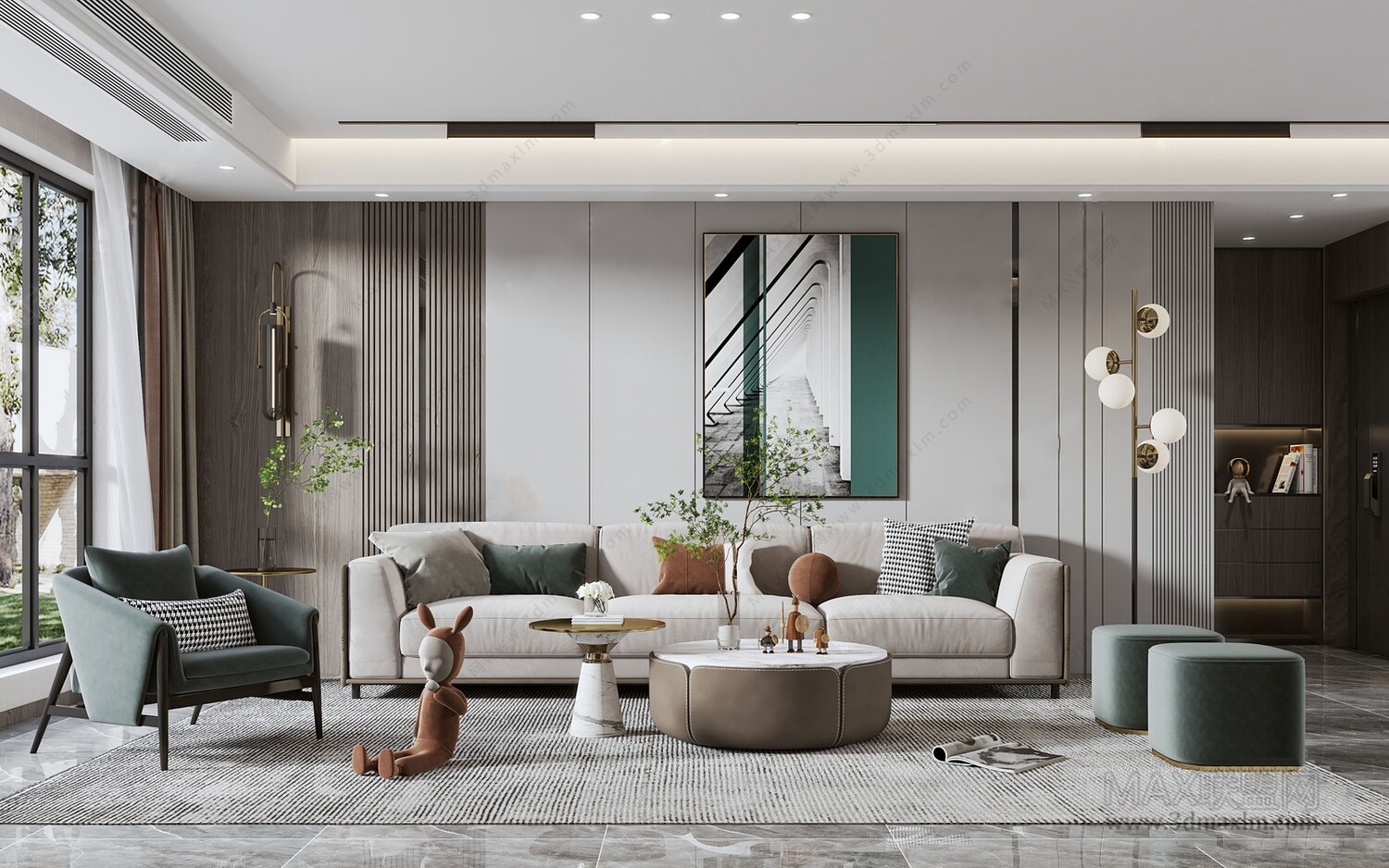 30 Living Room 3d Models Vol.22 - CO.RO.NA