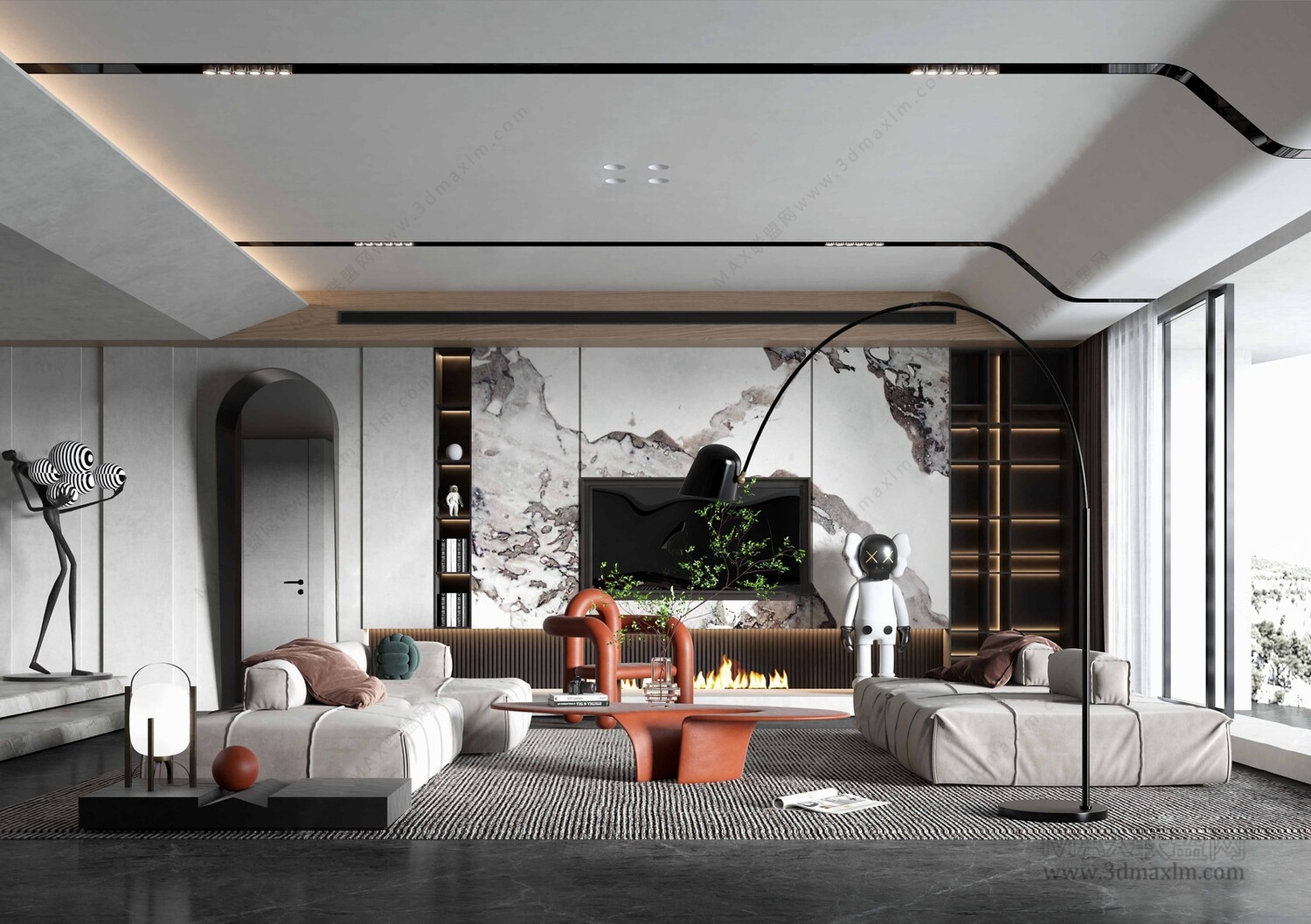 30 Living Room 3d Models Vol.22 - CO.RO.NA