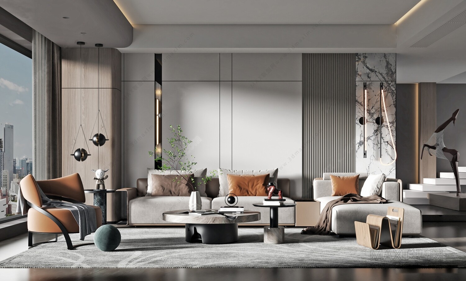 30 Living Room 3d Models Vol.22 - CO.RO.NA