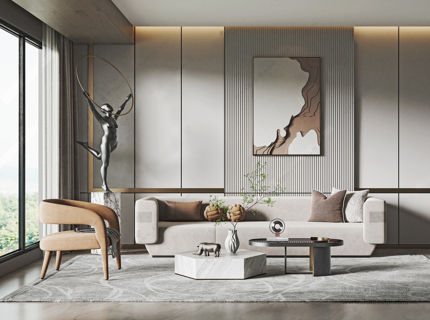 30 Living Room 3d Models Vol.22 - CO.RO.NA