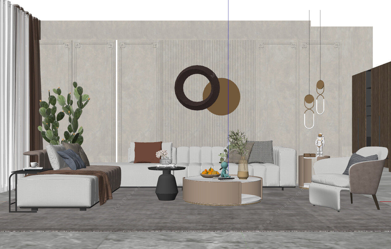85 LIVING ROOM SKETCHUP 3D MODELS VOL01 - SKETCHUP