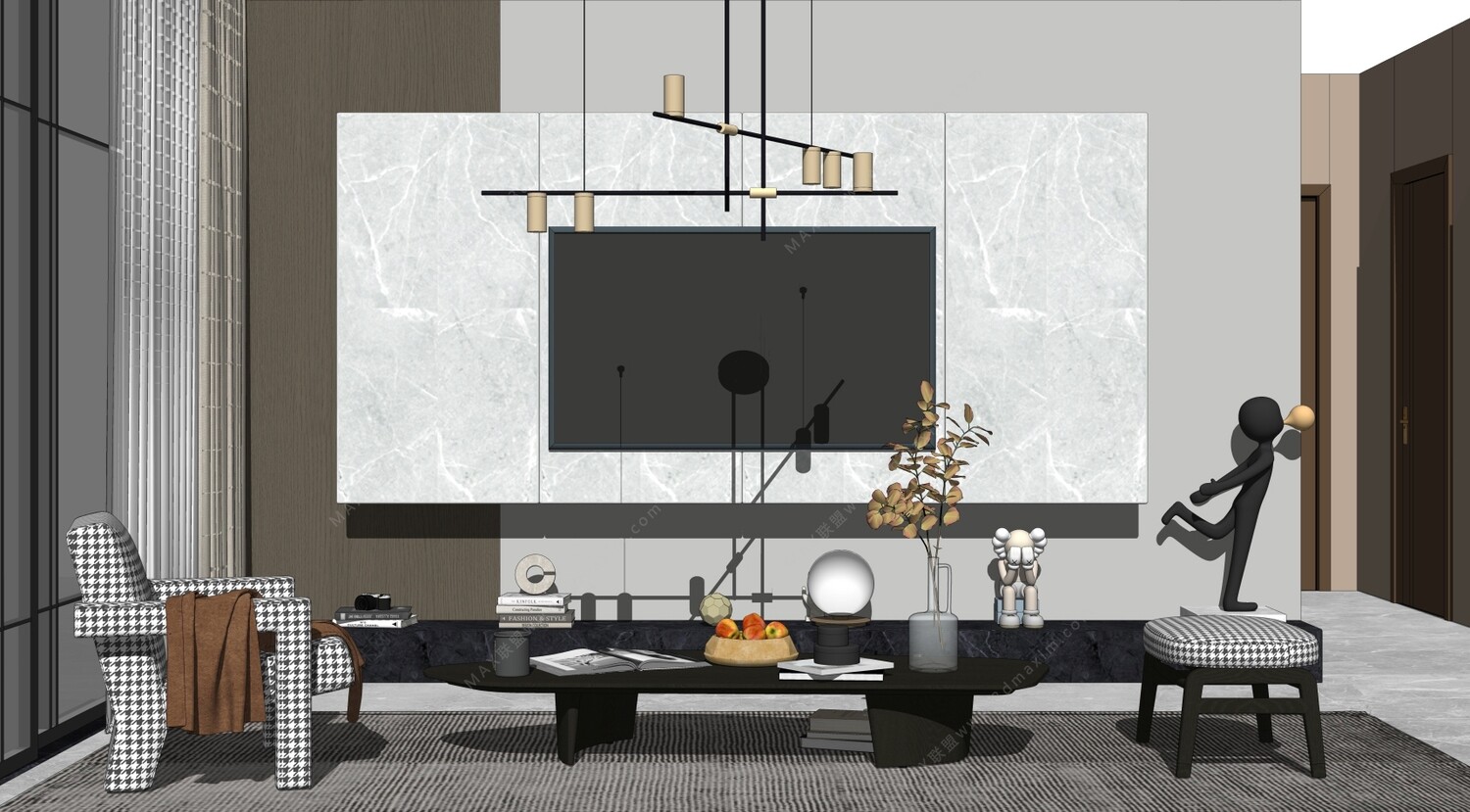 85 LIVING ROOM SKETCHUP 3D MODELS VOL01 - SKETCHUP