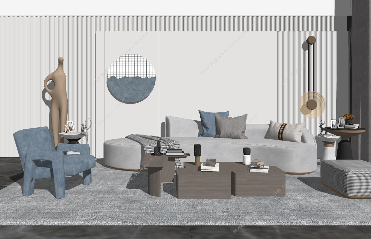 85 LIVING ROOM SKETCHUP 3D MODELS VOL01 - SKETCHUP