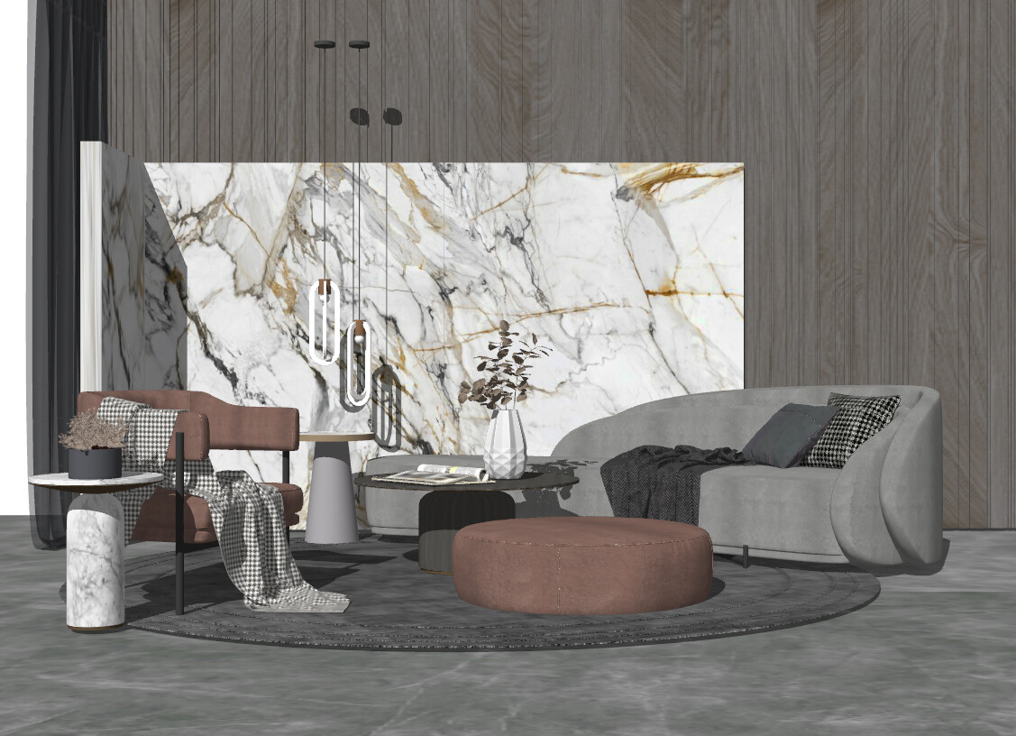 85 LIVING ROOM SKETCHUP 3D MODELS VOL01 - SKETCHUP