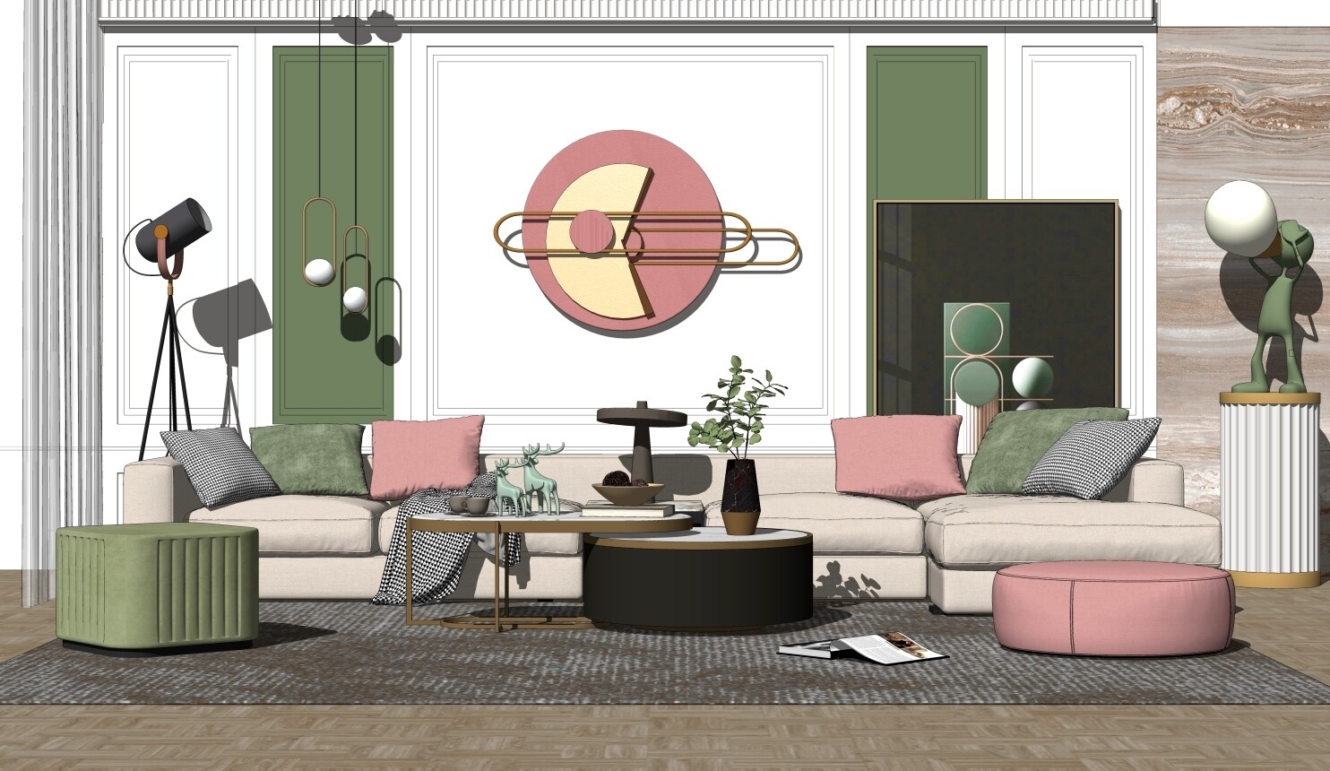 85 LIVING ROOM SKETCHUP 3D MODELS VOL01 - SKETCHUP