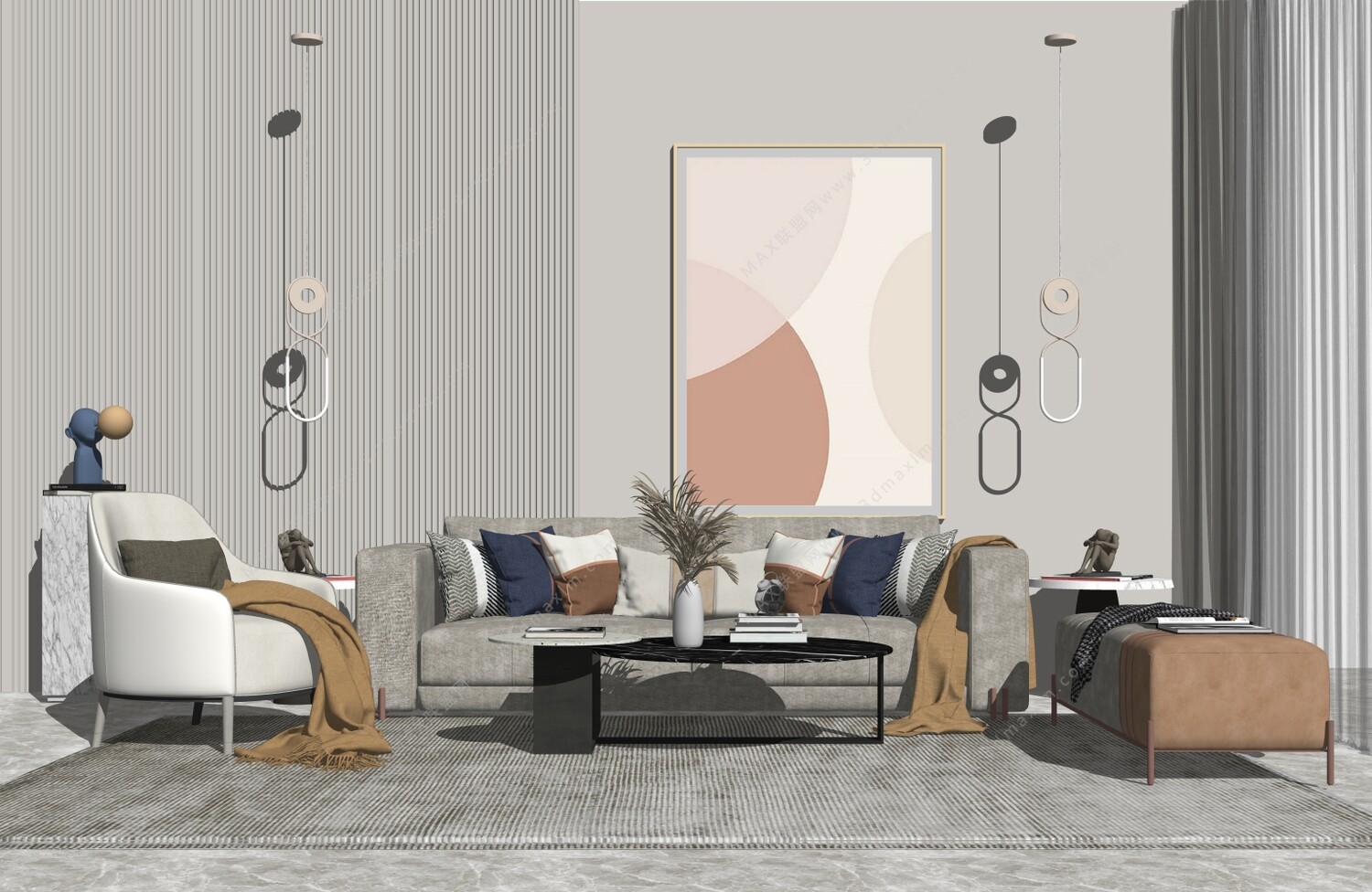 85 LIVING ROOM SKETCHUP 3D MODELS VOL01 - SKETCHUP