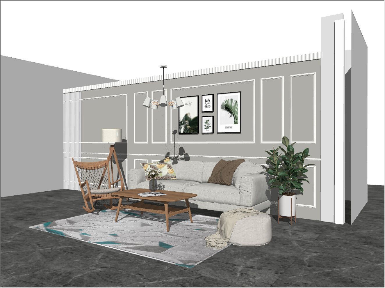 85 LIVING ROOM SKETCHUP 3D MODELS VOL01 - SKETCHUP