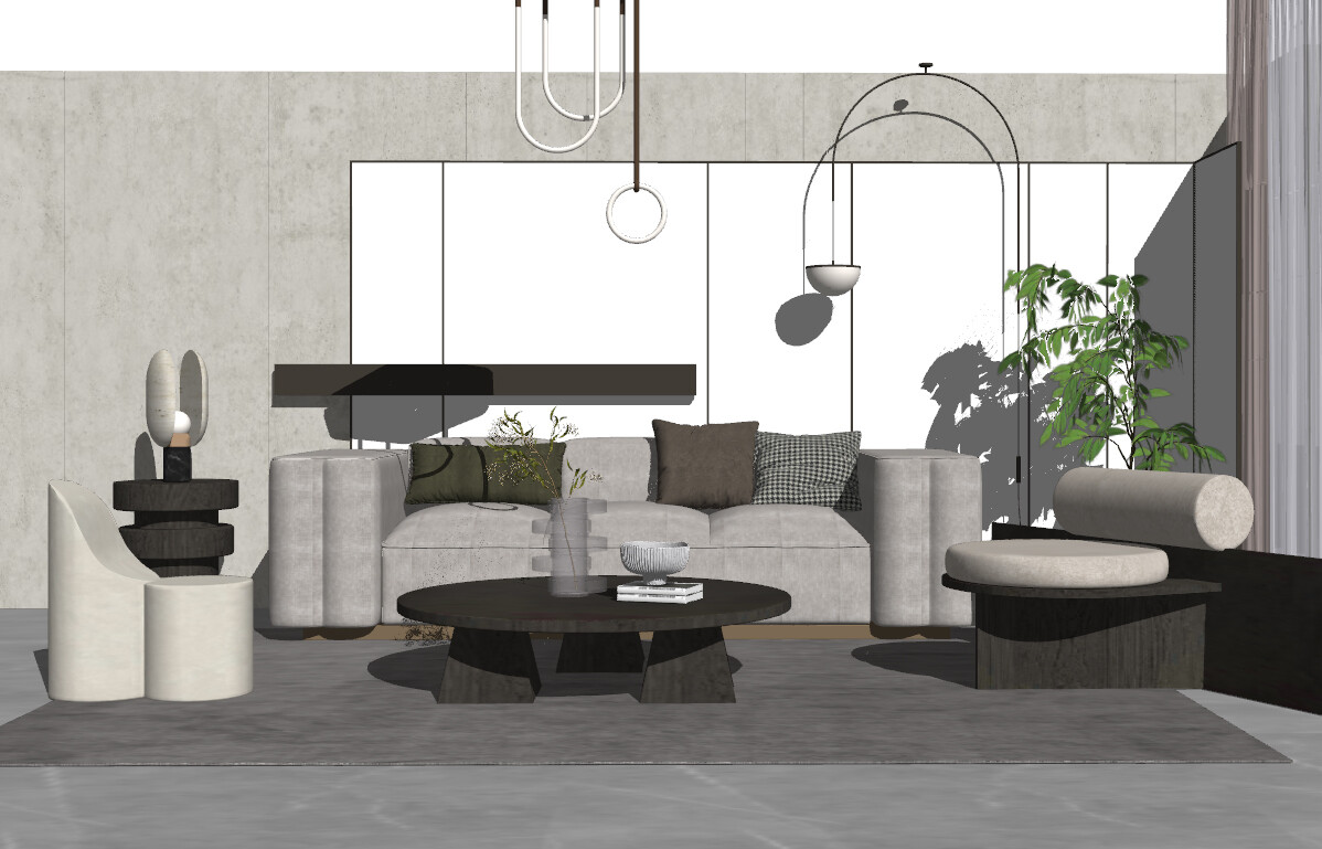 85 LIVING ROOM SKETCHUP 3D MODELS VOL01 - SKETCHUP
