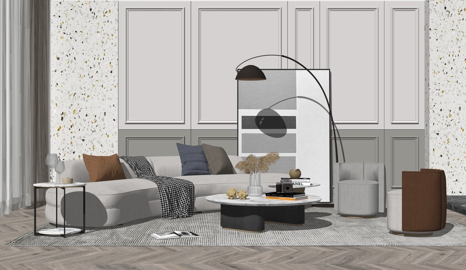 85 LIVING ROOM SKETCHUP 3D MODELS VOL01 - SKETCHUP