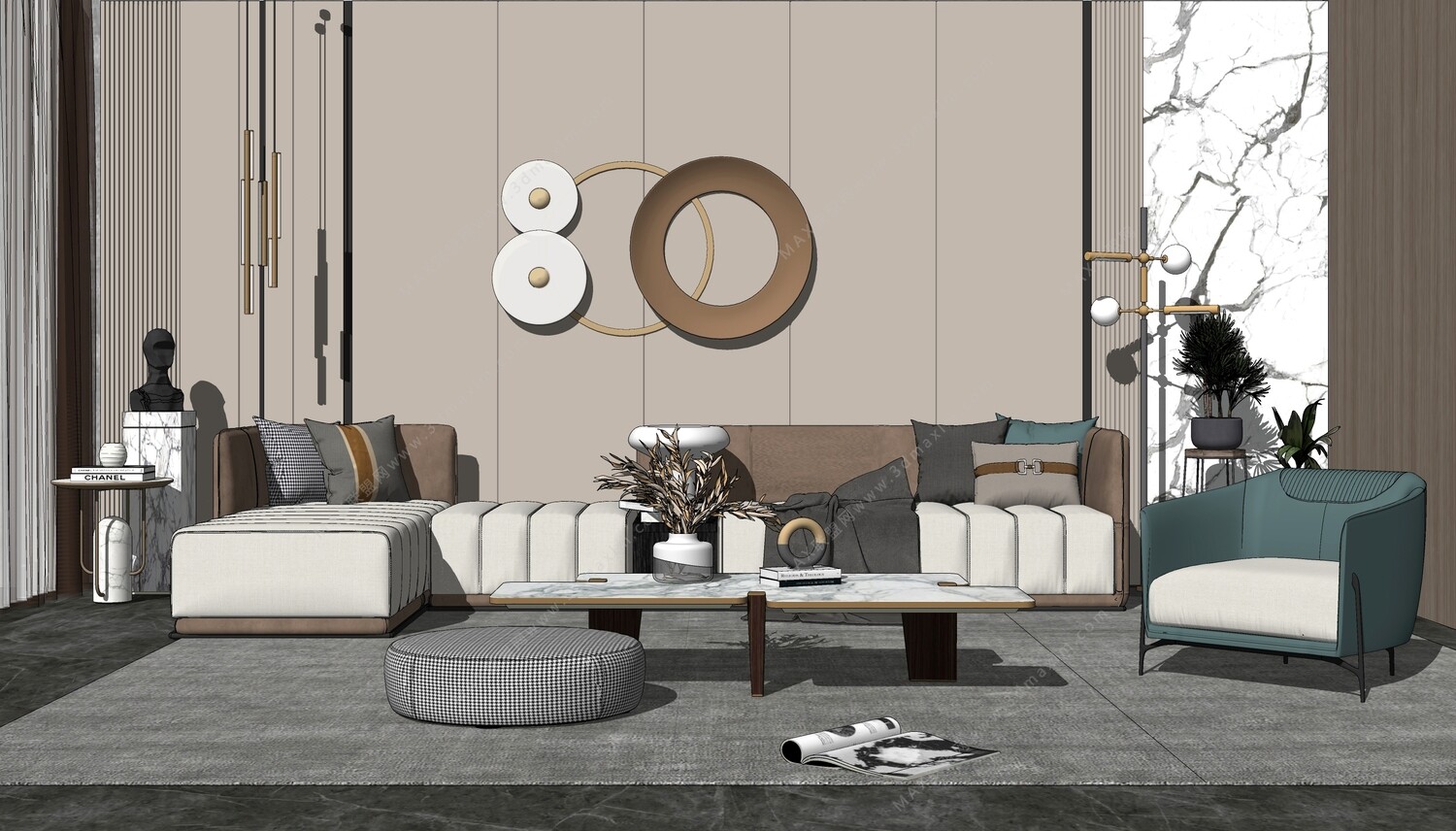 85 LIVING ROOM SKETCHUP 3D MODELS VOL01 - SKETCHUP
