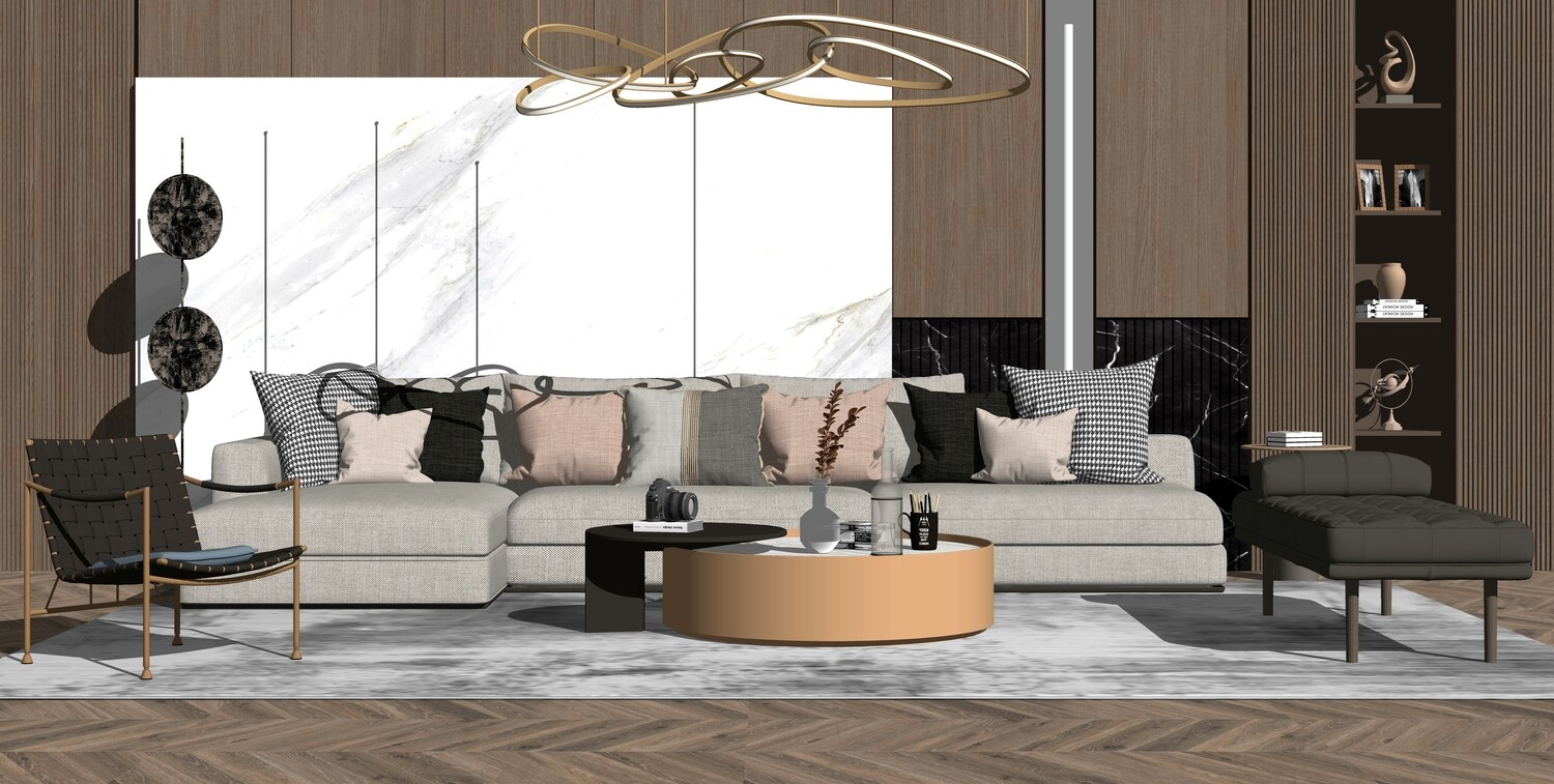 85 LIVING ROOM SKETCHUP 3D MODELS VOL01 - SKETCHUP