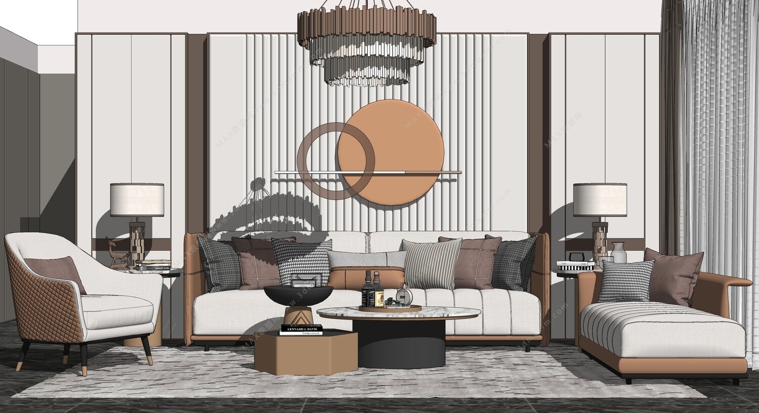 85 LIVING ROOM SKETCHUP 3D MODELS VOL01 - SKETCHUP