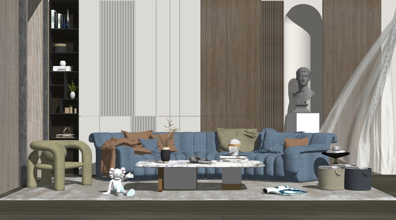 85 LIVING ROOM SKETCHUP 3D MODELS VOL01 - SKETCHUP