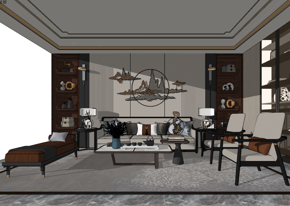 85 LIVING ROOM SKETCHUP 3D MODELS VOL01 - SKETCHUP