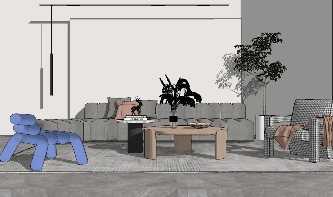 85 LIVING ROOM SKETCHUP 3D MODELS VOL01 - SKETCHUP