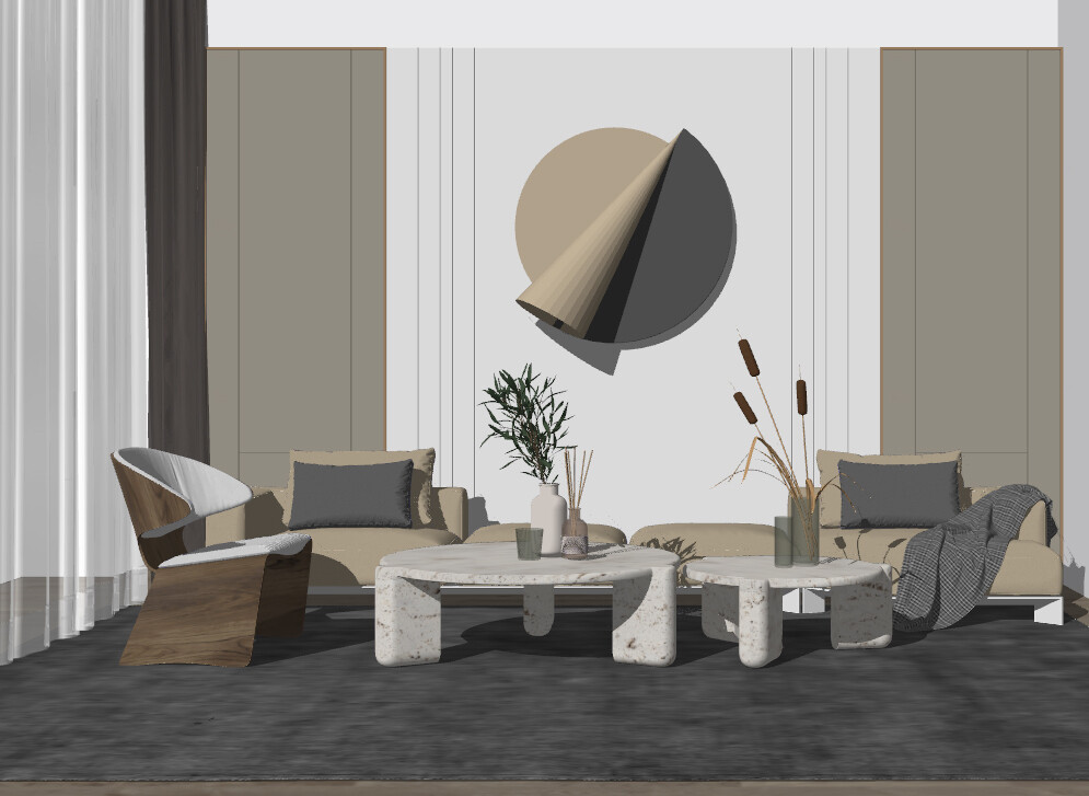 85 LIVING ROOM SKETCHUP 3D MODELS VOL01 - SKETCHUP