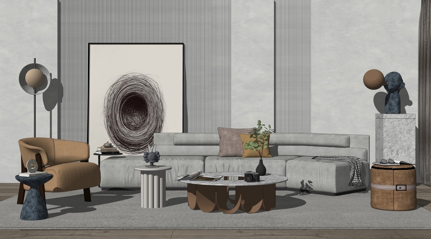 85 LIVING ROOM SKETCHUP 3D MODELS VOL01 - SKETCHUP