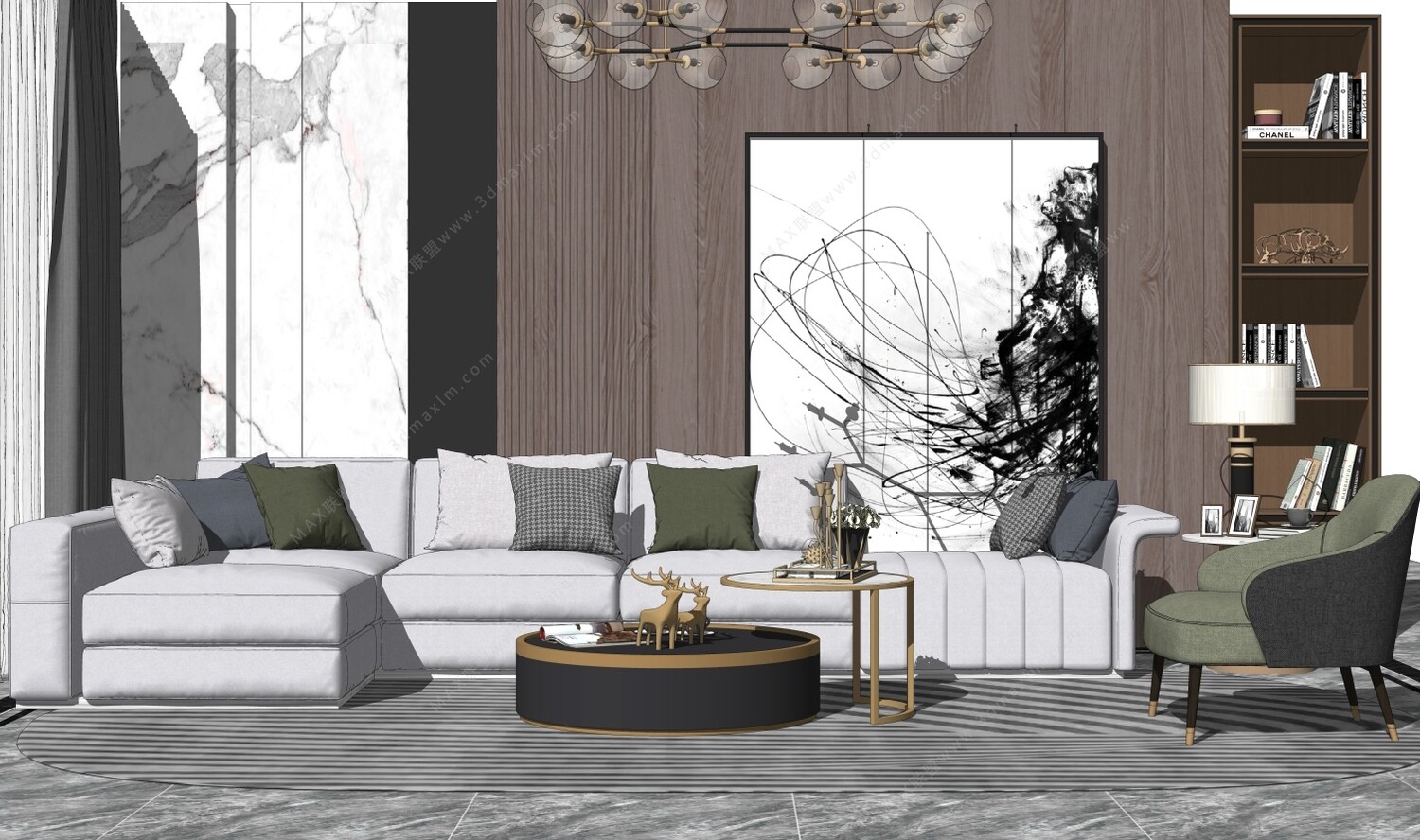 85 LIVING ROOM SKETCHUP 3D MODELS VOL01 - SKETCHUP