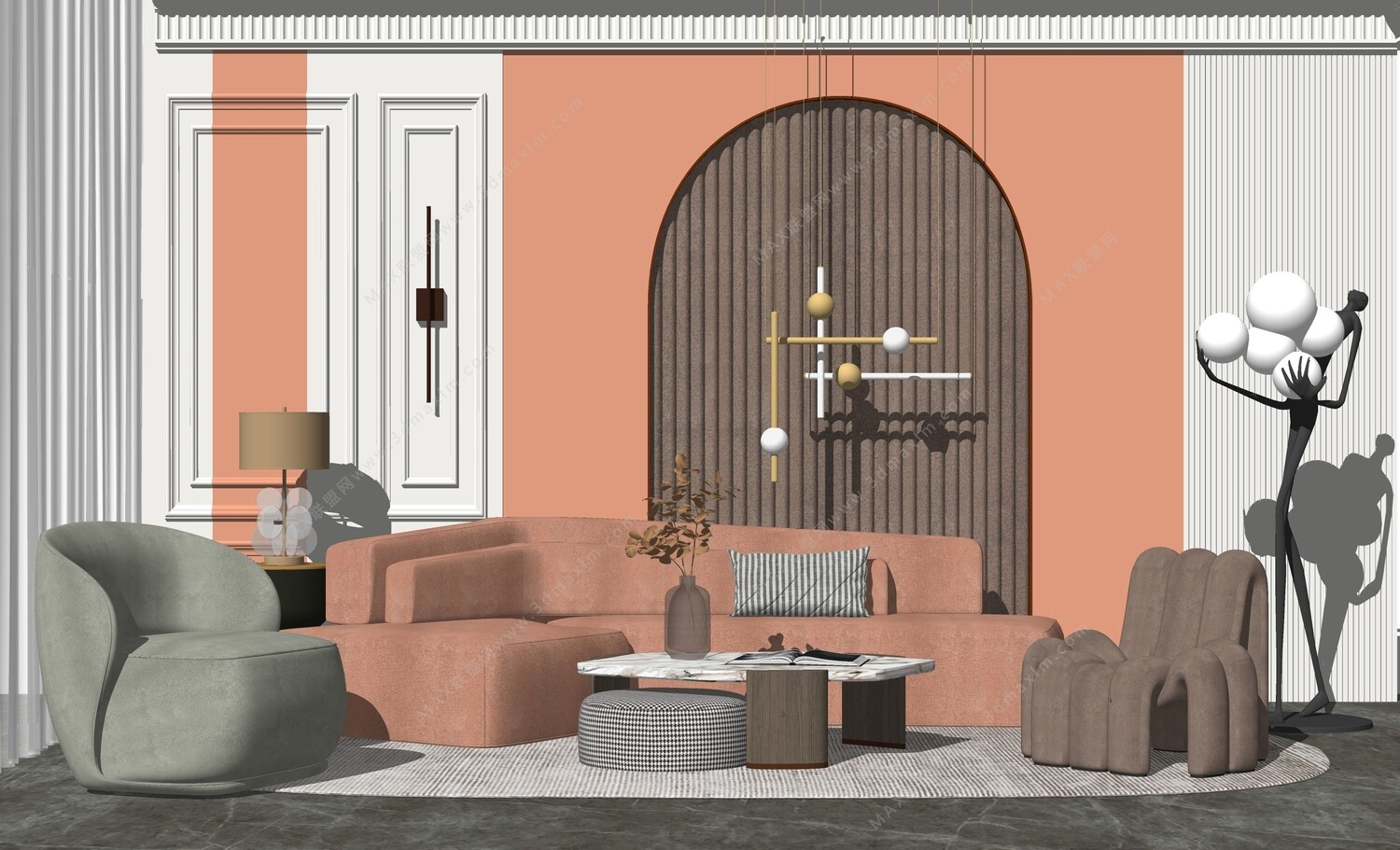 85 LIVING ROOM SKETCHUP 3D MODELS VOL01 - SKETCHUP