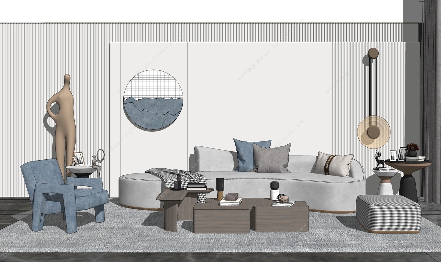 85 LIVING ROOM SKETCHUP 3D MODELS VOL01 - SKETCHUP