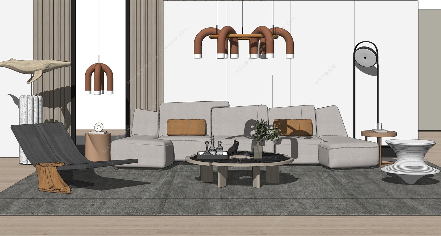 85 LIVING ROOM SKETCHUP 3D MODELS VOL01 - SKETCHUP
