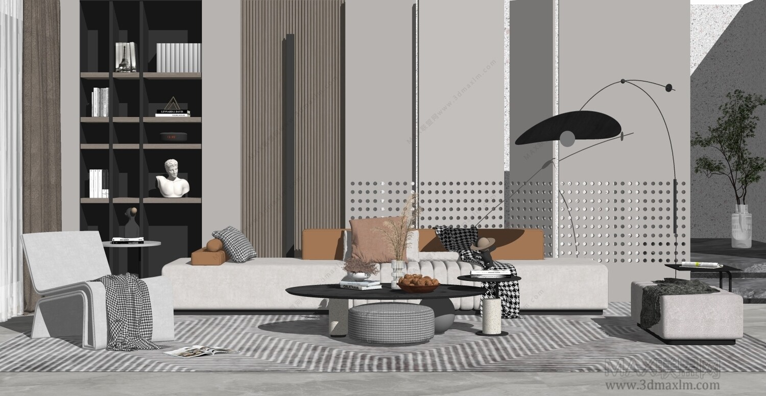 85 LIVING ROOM SKETCHUP 3D MODELS VOL01 - SKETCHUP